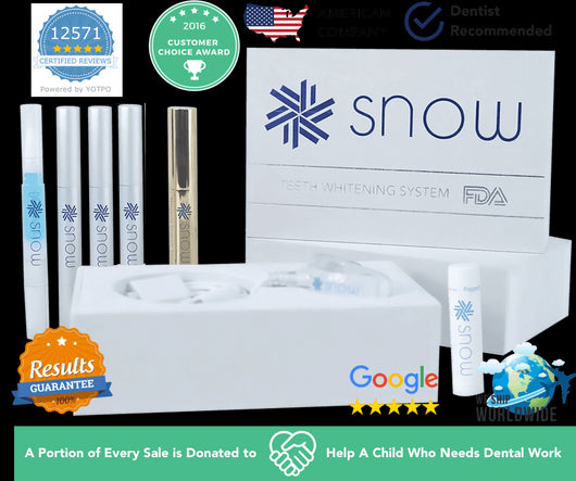 At-Home Teeth Whitener - Bck OFFICIAL All-in-One SNOW Teeth Whitening™ System [SALE]