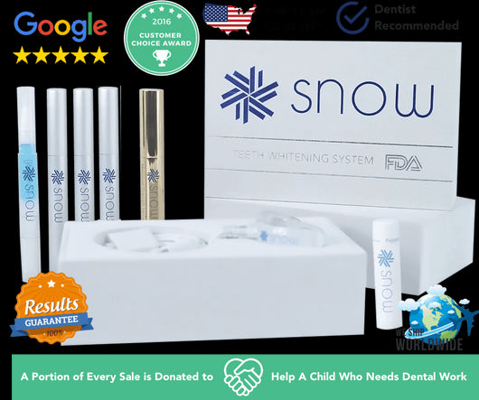 At-Home Teeth Whitener - Bck OFFICIAL All-in-One SNOW Teeth Whitening™ System [SALE]